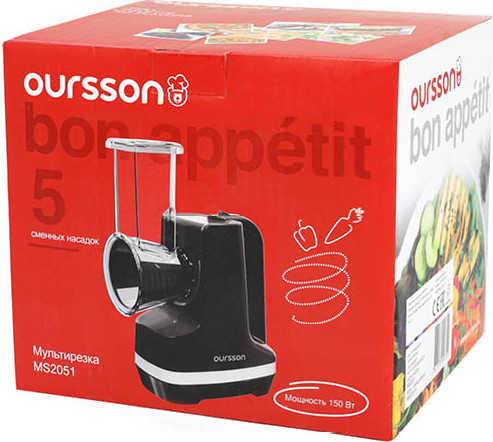 Изображение товара Овощерезка электрическая Oursson MS2051/BL