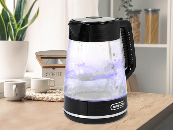 Изображение товара Электрочайник Oursson KE1747G/BL