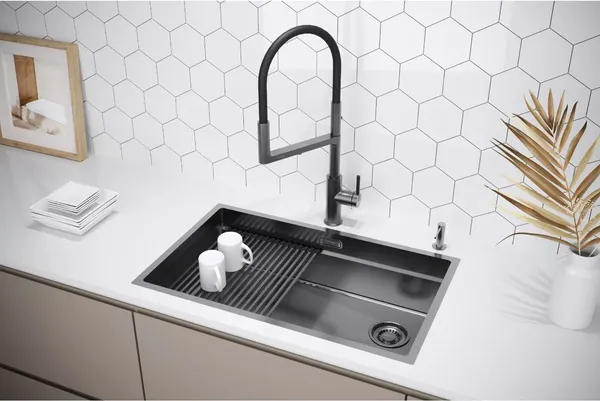 Изображение товара Мойка кухонная Paulmark PM707445-GM