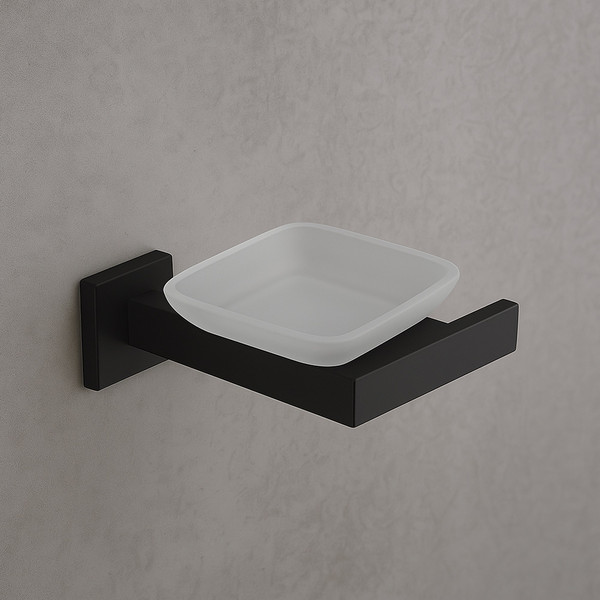 Изображение товара Набор аксессуаров для ванной и туалета Lauter 21SH71062 + 21SH71052 + 21SH71072 + 21SH71012 (Matt Black, 4 предмета)