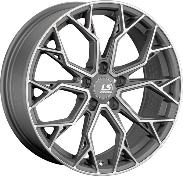 Изображение товара Литой диск LS wheels FlowForming RC61 18x8" 5x114.3мм DIA 67.1мм ET 40мм MGMF