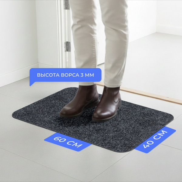 Изображение товара Коврик грязезащитный Sundays Home Entry 40х60см / 400 ST-P 0834 NAVY (темно-синий)