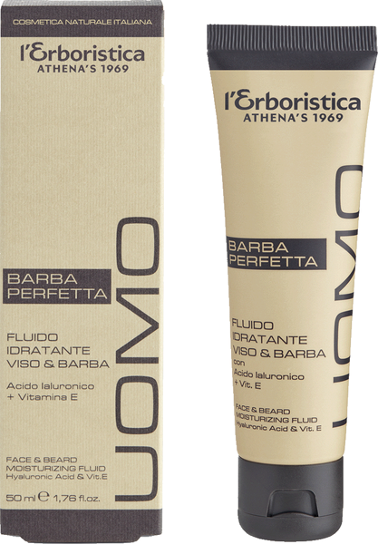 Изображение товара Флюид для лица L'Erboristica Uomo Face & Beard Moisturizing Fluid (50мл)