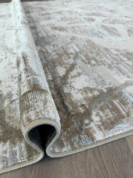 Изображение товара Ковер Radjab Carpet Бьянка Овал D059A / 8798 (2x2.9, Cream Shirink/Vizon FDY)