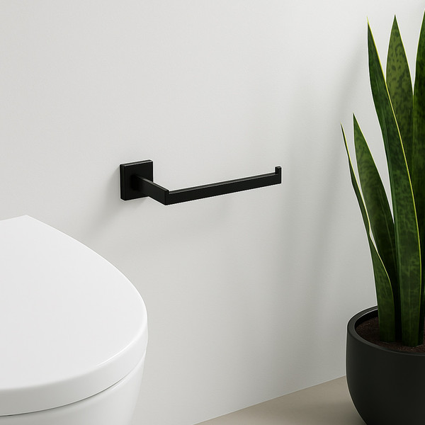 Изображение товара Набор аксессуаров для ванной и туалета Lauter 21SH71062 + 21SH71052 + 21SH71072 + 21SH71092 + 21SH71012  (Matt Black, 5 предметов)