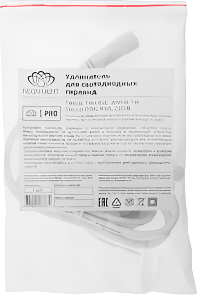 Изображение товара Удлинитель для гирлянд Neon-Night 315-420 (1м, белый)