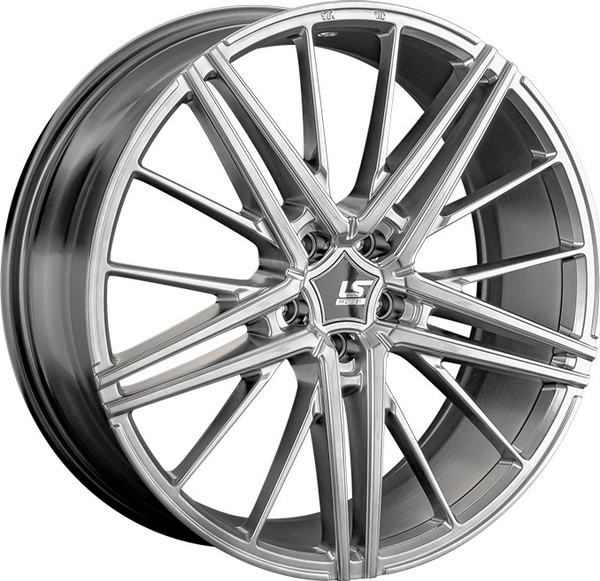 Литой диск LS wheels FlowForming RC76 18x8" 5x108мм DIA 65.1мм ET 36мм BKF — фото 3