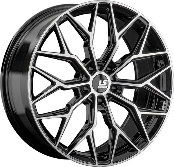 Изображение товара Литой диск LS wheels FlowForming RC88 20x8.5" 5x114.3мм DIA 60.1мм ET 30мм BKF
