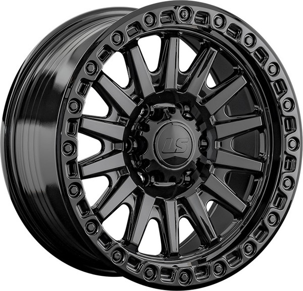 Изображение товара Литой диск LS wheels FlowForming RC90 18x9" 6x139.7мм DIA 106.1мм ET 15мм BK