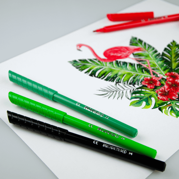 Изображение товара Фломастеры Kores Korellos Standart / 29013.21 (12цв)