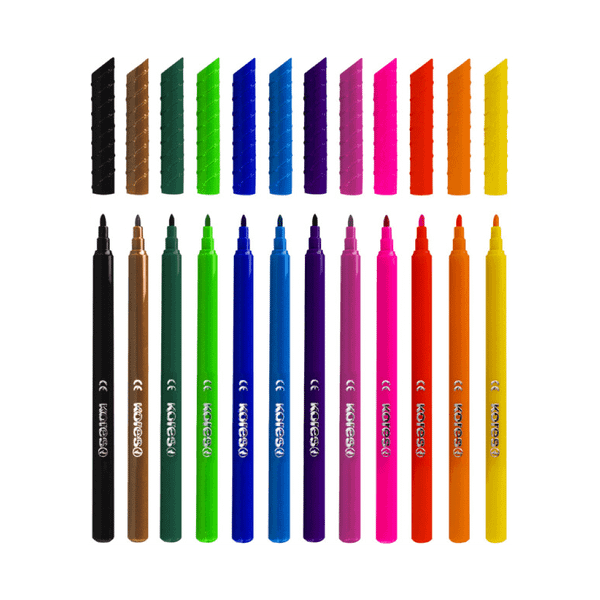 Изображение товара Фломастеры Kores Korellos Standart / 29013.21 (12цв)