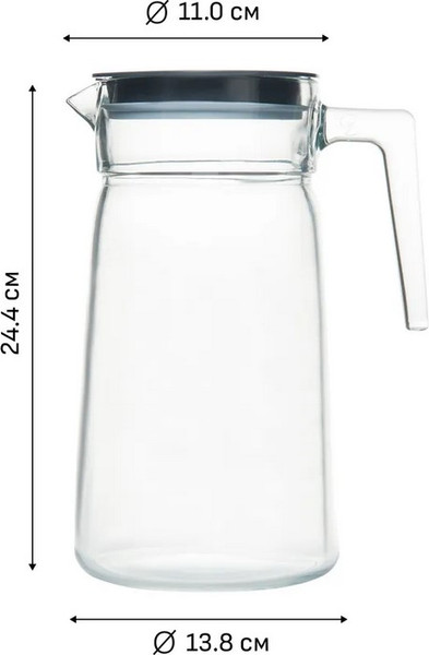 Изображение товара Кувшин Pasabahce Сити 43038 / 1206312