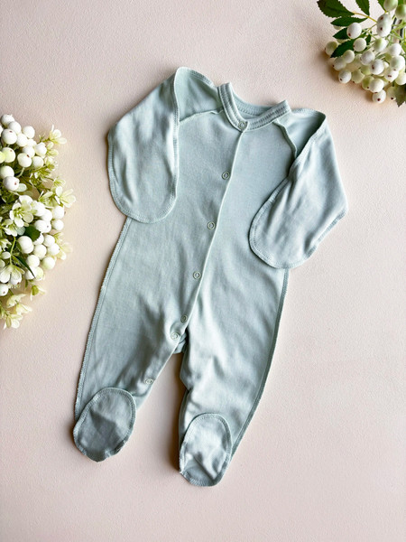 Изображение товара Комбинезон для малышей Sofi Интерлок Нефрит / 3009 (р.62)