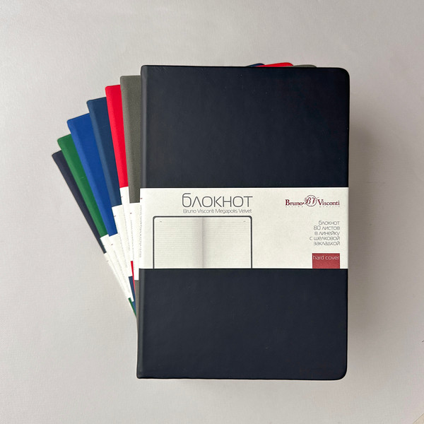 Изображение товара Блокнот Альт Megapolis Velvet / 3-695/10 (80л, красный)