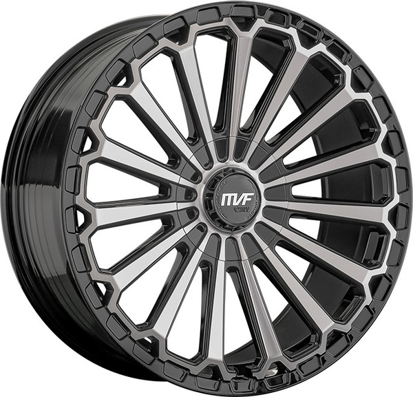 Изображение товара Литой диск LS wheels FlowForming RC80 20x9" 6x139.7мм DIA 100.1мм ET 25мм BKF