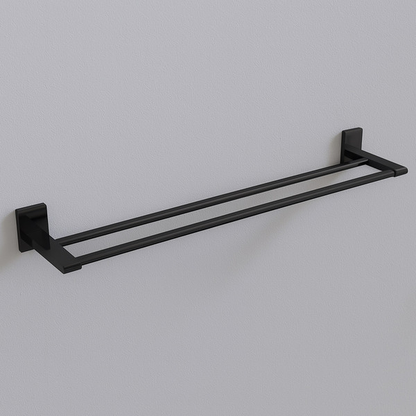 Изображение товара Набор аксессуаров для ванной и туалета Lauter 21SH8392 + 21SH8302 + 21SH8322 (Matt Black, 3 предмета)