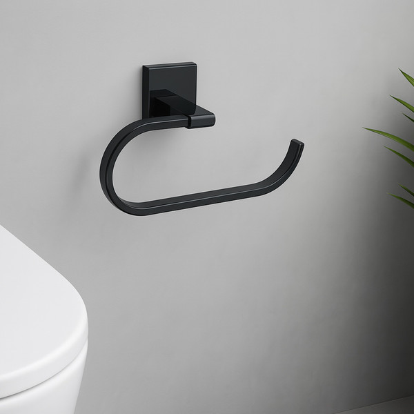 Изображение товара Набор аксессуаров для ванной и туалета Lauter 21SH8392 + 21SH8302 + 21SH8322 (Matt Black, 3 предмета)