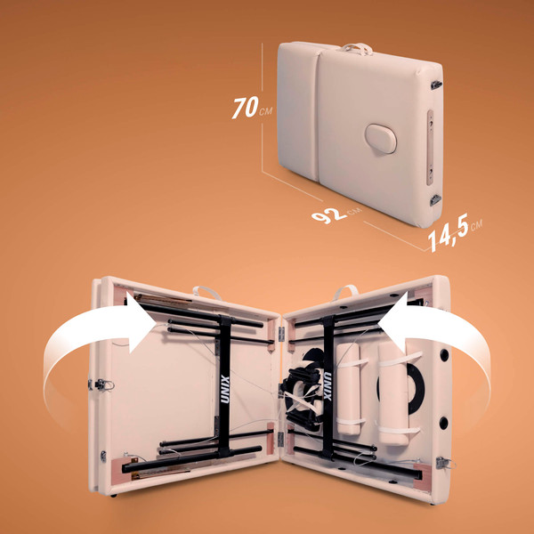 Изображение товара Массажный стол Unix Med Superior 3 Section / MTSUPERIORCR (кремовый)