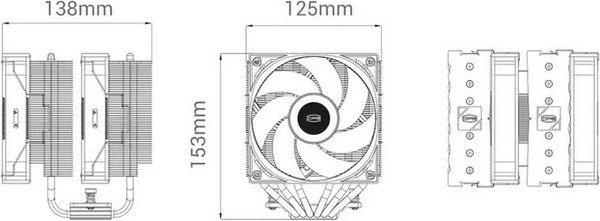 Изображение товара Кулер для процессора PCCooler RT620 BK (RT620-BKNWXX-GL)