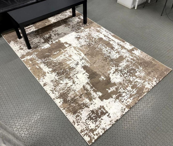 Изображение товара Коврик Radjab Carpet Астра Прямоугольник 1647A / 11274 (0.8x1.5, Brown/Beige)