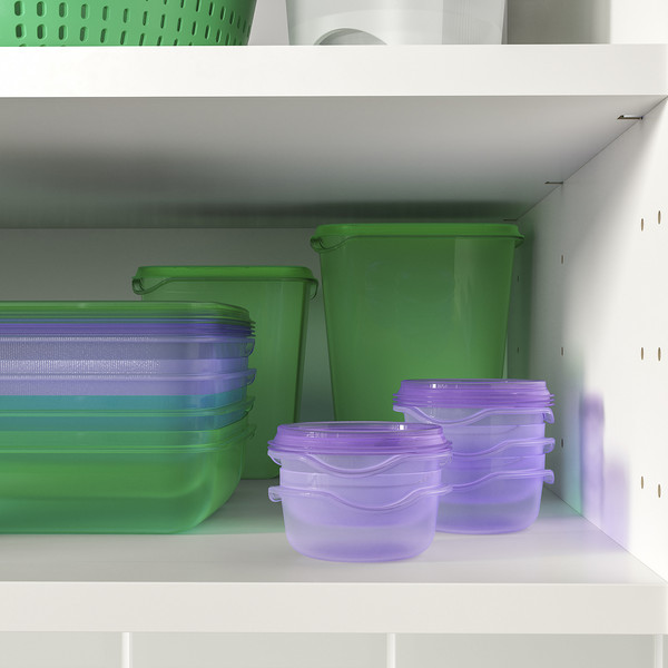 Изображение товара Набор контейнеров Ikea Прута 105.971.03 (3шт, голубой)