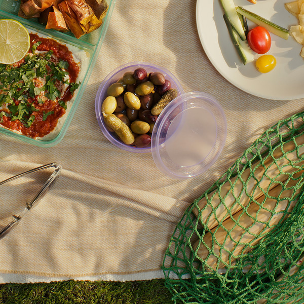 Изображение товара Набор контейнеров Ikea Прута 805.967.08 (2шт, сиреневый/зеленый)