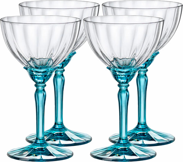 Изображение товара Набор бокалов Bormioli Rocco Флориан Lucent Blue / 1.99420-4 (4шт)