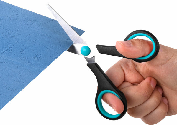 Изображение товара Набор ножниц канцелярских Brauberg 238411 (3шт, черный/бирюзовый)