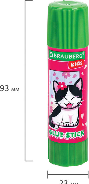 Изображение товара Клей-карандаш Brauberg Kids. Anime / 272471 (3шт)