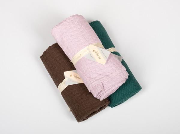 Изображение товара Полотенце Речицкий текстиль Пунш вафля 70х140 / 2о422.132ж1 (зеленый опал)