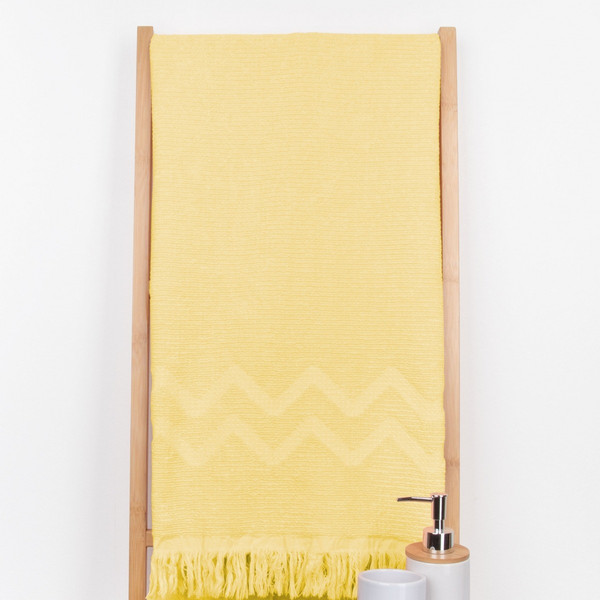 Изображение товара Полотенце Речицкий текстиль Молния махра 70х140 / 3о402.100ж1 (светло-желтый)