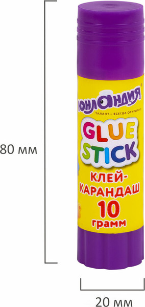 Изображение товара Клей-карандаш Юнландия 271943 (3шт)