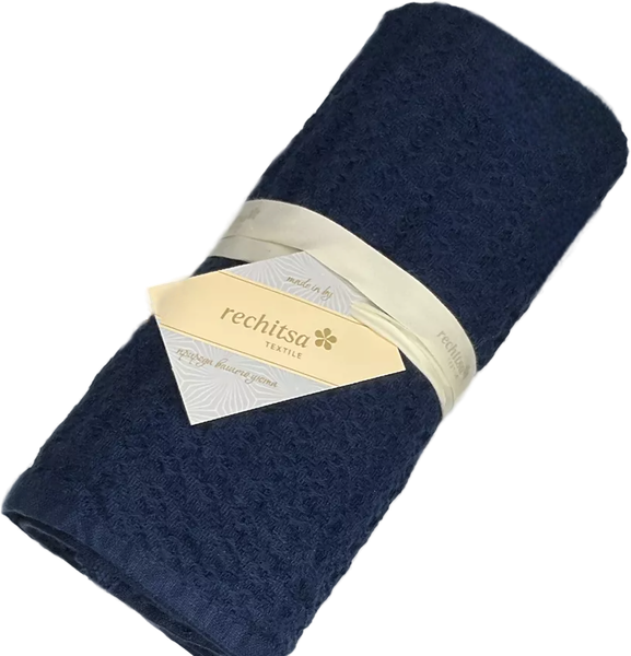 Изображение товара Полотенце Речицкий текстиль Суфле вафля 44х90 / 3о423.099ж1 (темно-синий)