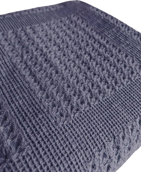 Изображение товара Полотенце Речицкий текстиль Квартет вафля 44х90 / 3о423.099ж1 (темно-синий)