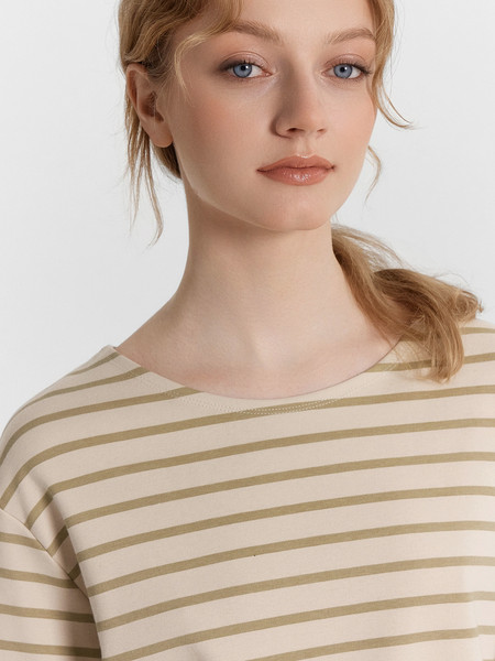 Изображение товара Джемпер Mark Formelle 122768 (р.164/170-104-110, полоска на жемчужном)