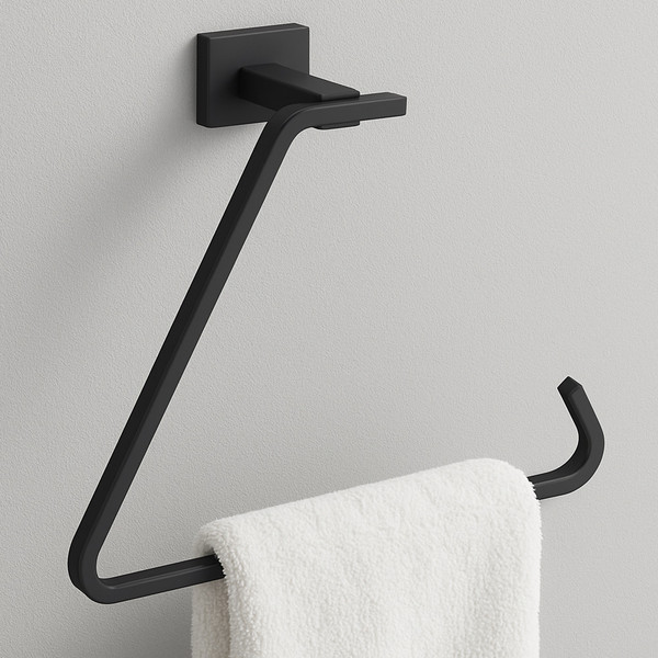 Изображение товара Набор аксессуаров для ванной Lauter 21TS1010 + 21TS1018 + 21TS1012 (Matt Black, 3 предмета)