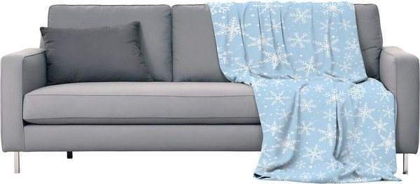 Изображение товара Плед Золотая сказка Снежинки 150x200 / 592530
