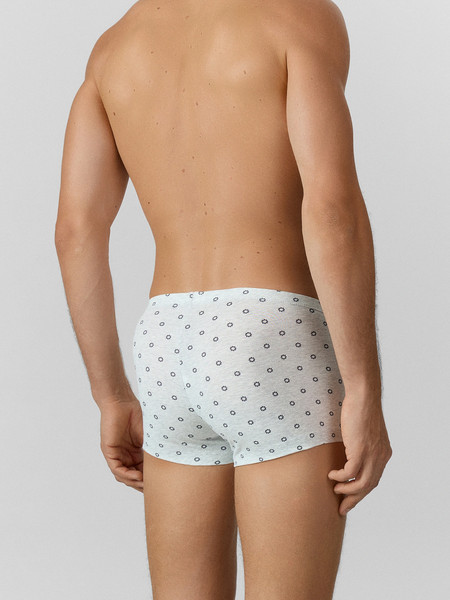 Изображение товара Комплект мужских трусов Mark Formelle 411122-4 (р.90-100, узор на меланже/камень/беж узор на черном/коричневый)