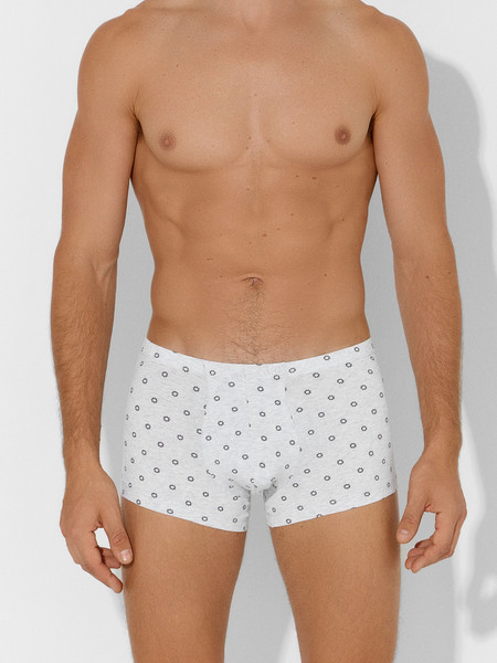 Изображение товара Комплект мужских трусов Mark Formelle 411122-4 (р.90-100, узор на меланже/камень/беж узор на черном/коричневый)