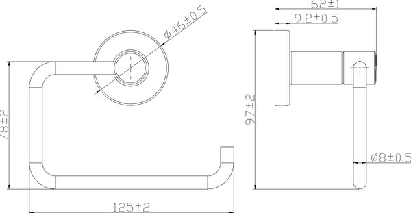 Изображение товара Набор аксессуаров для ванной и туалета Lauter 21TS20115 + 21TS20111 (Chrome, 2 предмета)