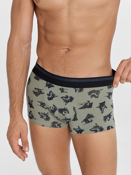 Изображение товара Трусы мужские Mark Formelle 411215 (р.94-104, доберманы на хаки)