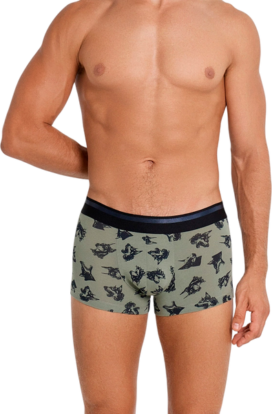 Изображение товара Трусы мужские Mark Formelle 411215 (р.94-104, доберманы на хаки)