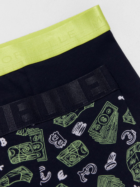 Изображение товара Комплект мужских трусов Mark Formelle 411215-2 (р.102-112, кэш на черном/черный)