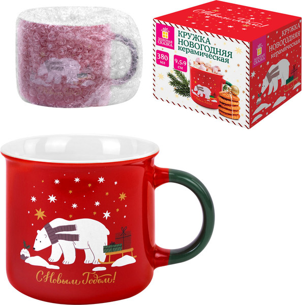 Изображение товара Кружка Золотая сказка Белый мишка / 592542