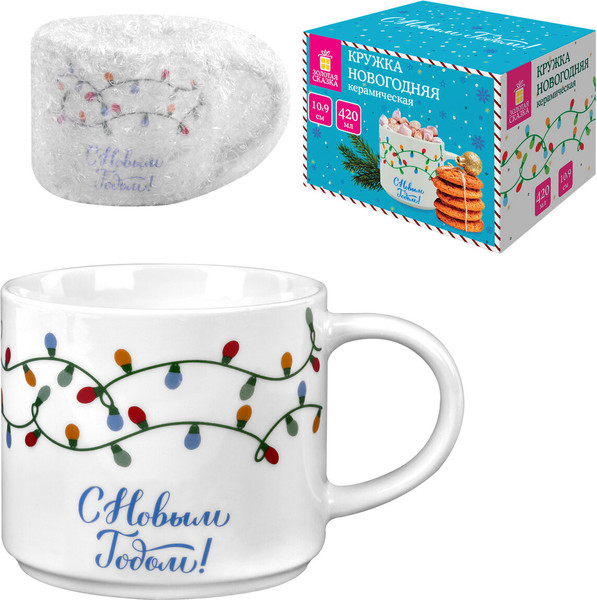 Изображение товара Кружка Золотая сказка Гирлянда / 592546