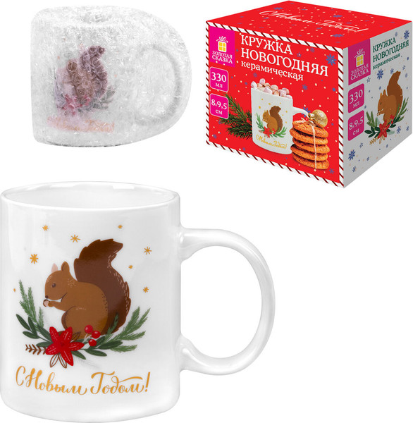 Изображение товара Кружка Золотая сказка Белочка / 592544