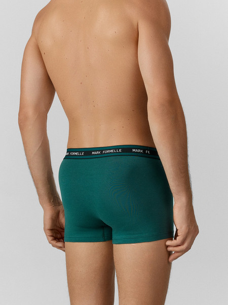 Изображение товара Комплект мужских трусов Mark Formelle 411228-2 (р.90-100, темно-зеленый/дикая охота на темно-зеленом)