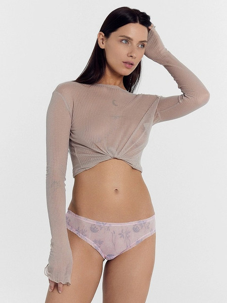 Изображение товара Трусы женские Mark Formelle 412479 (р.102, контурные веточки на розовом)