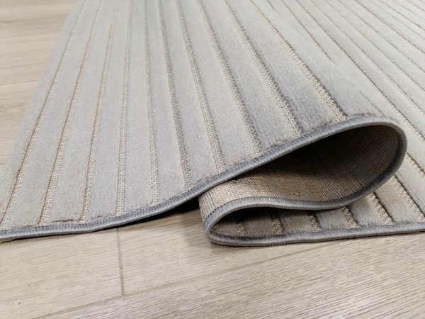 Изображение товара Коврик Radjab Carpet Сканди Сизаль Прямоугольник 10935A / 12198 (0.8x1.5, Grii/Grii)