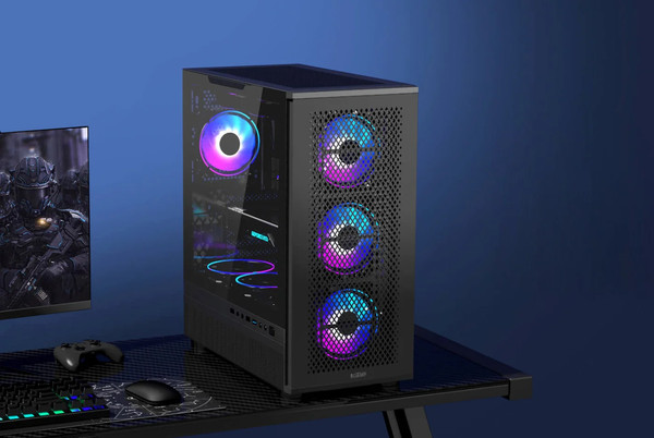 Изображение товара Корпус для компьютера PCCooler ME200 MESH BK (C3-A520BKP3-GL) (черный, без БП)